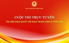 CUỘC THI TRỰC TUYẾN TÌM HIỂU “NGHỊ QUYẾT HỘI NGHỊ TRUNG ƯƠNG 8 KHOÁ XIII”